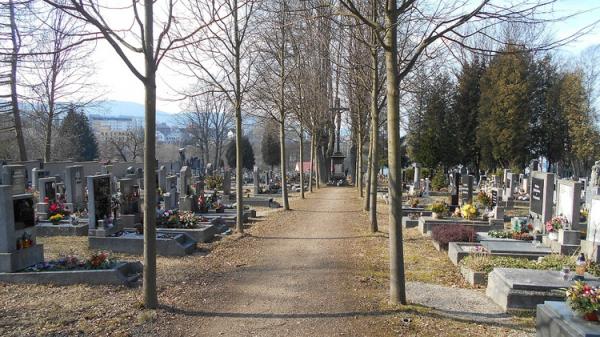 Pohled na hřbitov